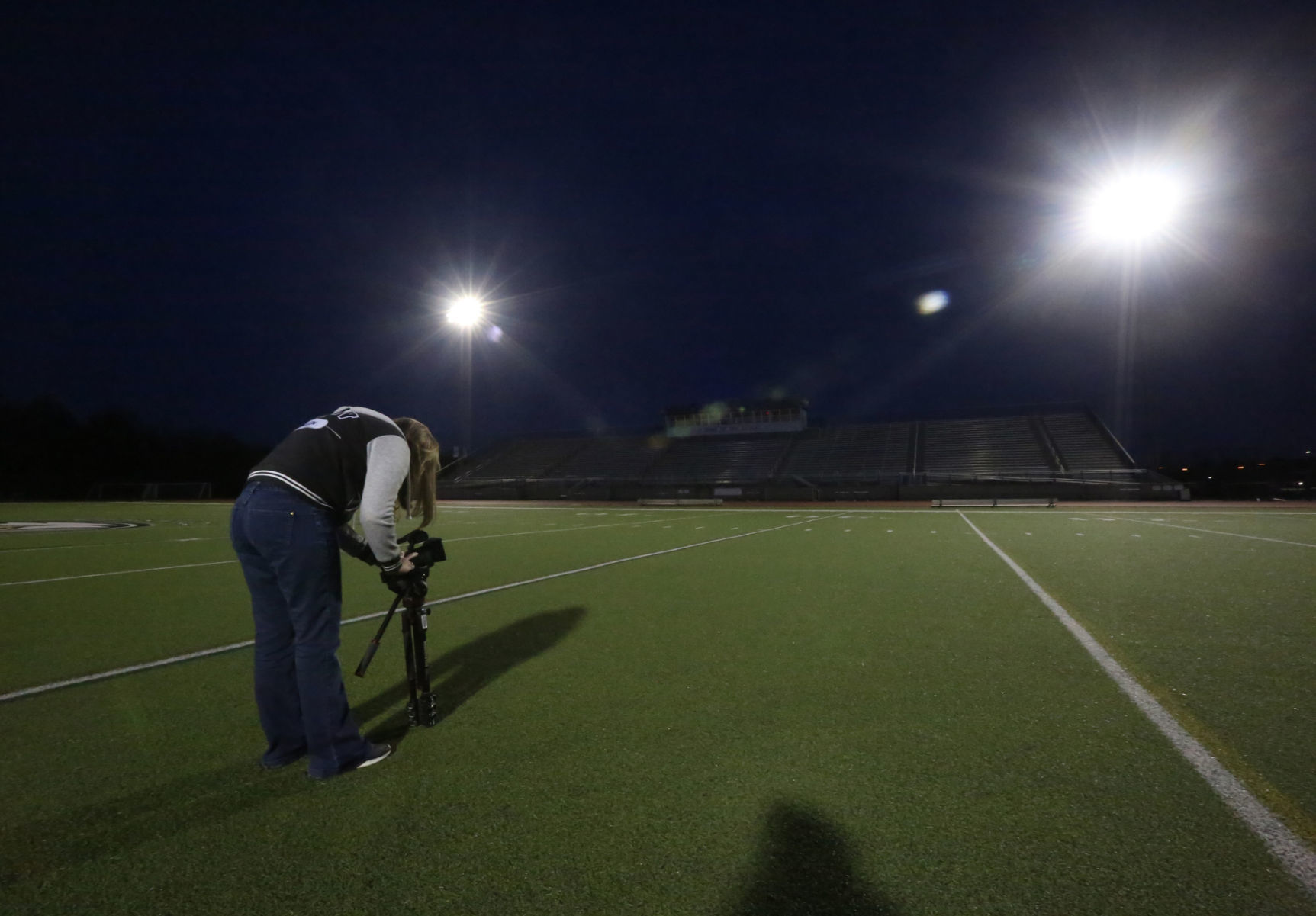 High school lights during Covid19